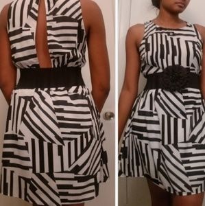 Black and White Dress